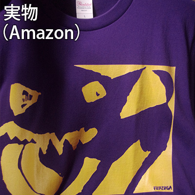 Ｔシャツの写真（実物、Amazon）