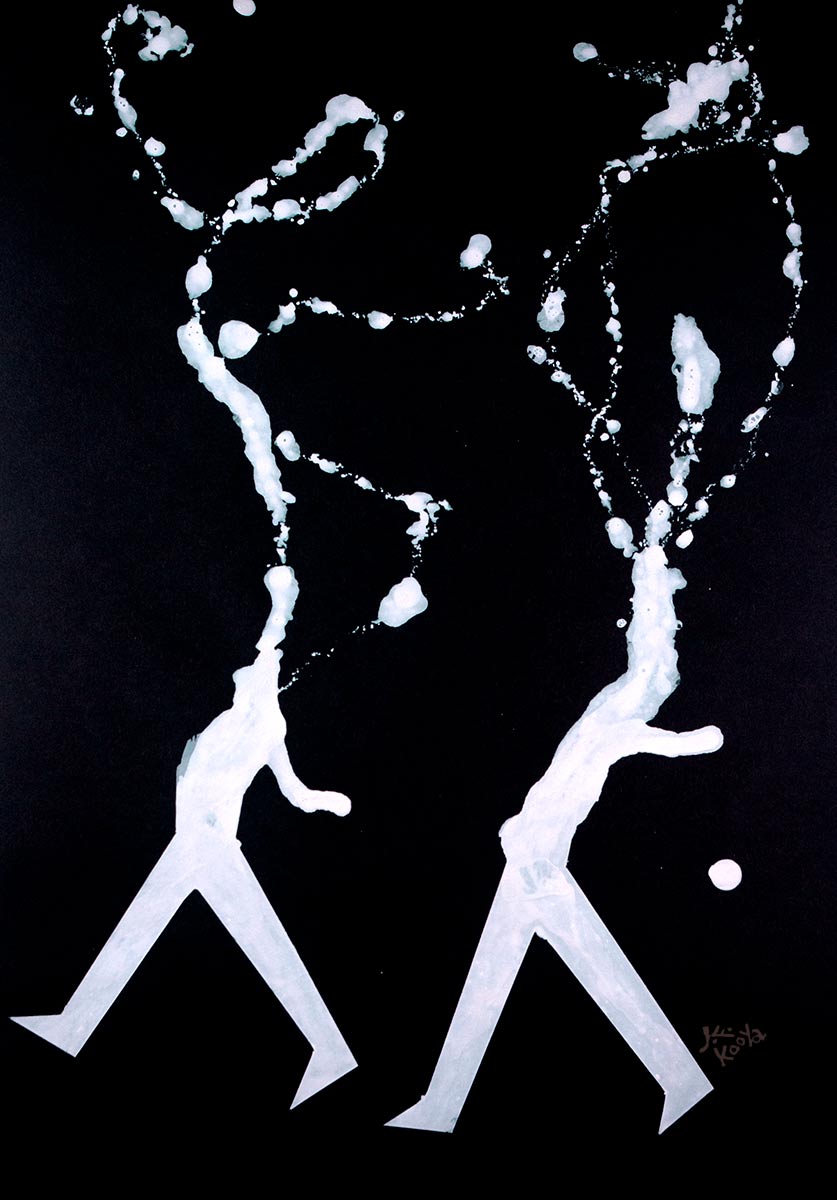 ほとばしる二人